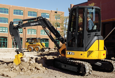 John deere mini excavator