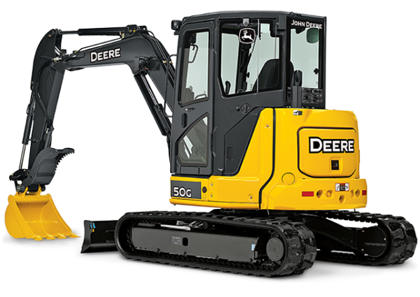 John Deere 50G Mini Excavator Rental Surrey