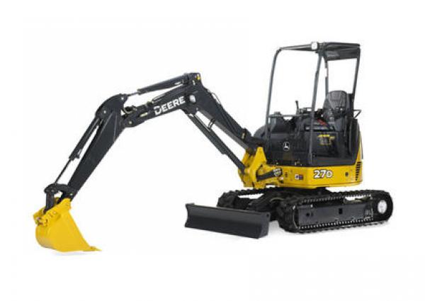 John Deere 27D Mini Excavator Rental Surrey