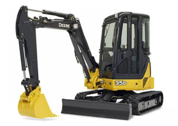 John Deere 35D Mini Excavator Rental Burnaby