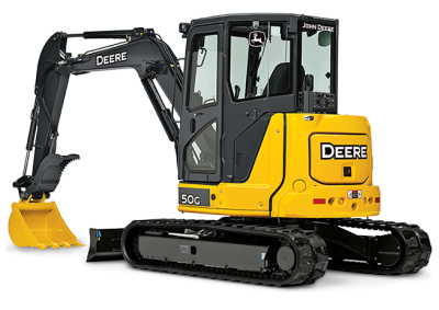 John Deere 50G Mini Excavator Rental Surrey