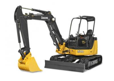 John Deere 50D Mini Excavator Rental Surrey